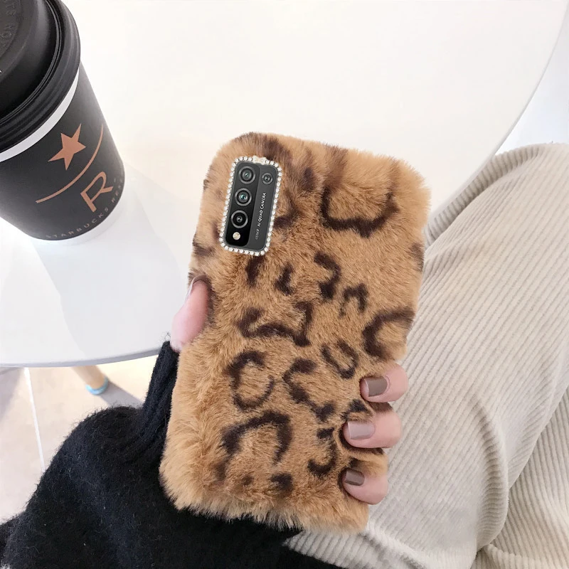 Luxury Glitter Diamond Silicon Phone Case For Huawei Y8S honor 9c 9s 9x 10x lite Fashion Fluffy Leopard Plush Protection Cover
Luxury Glitter Diamond Silicon Phone Case For Huawei Y8S honor 9c 9s 9x 10x lite Fashion Fluffy Leopard Plush Protection Cover