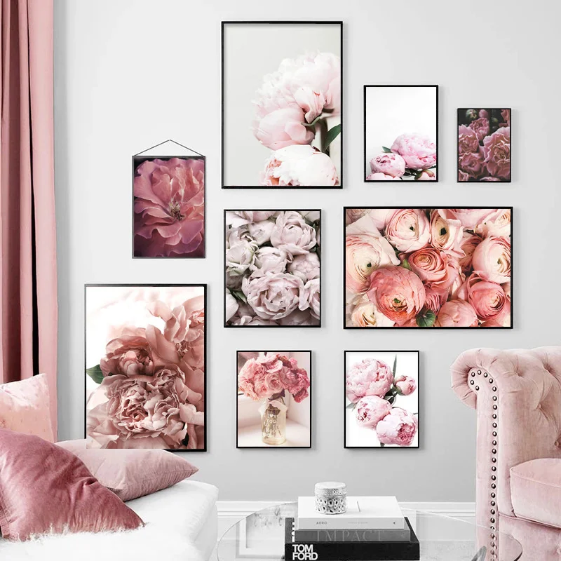 Coloful Pink Peony Flowers Art Wall Print Poster Canvas Painting Nordic Home Decor Oil Painting Living Room Home Decoration
Coloful Pink Peony Flowers Art Wall Print Poster Canvas Painting Nordic Home Decor Oil Painting Living Room Home Decoration