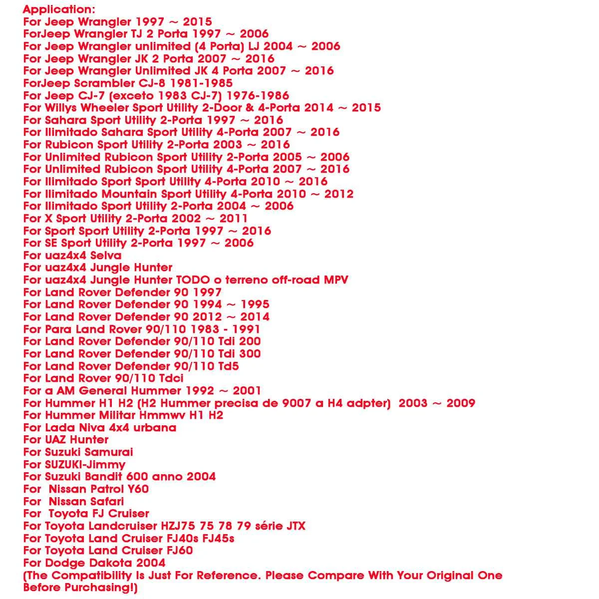 7 Inch Round LED Headlight Blue Halo Ring Angel Eyes For Jeep 97-15 Wrangler TJ For Yamaha Land Rover For Toyota
7 Inch Round LED Headlight Blue Halo Ring Angel Eyes For Jeep 97-15 Wrangler TJ For Yamaha Land Rover For Toyota