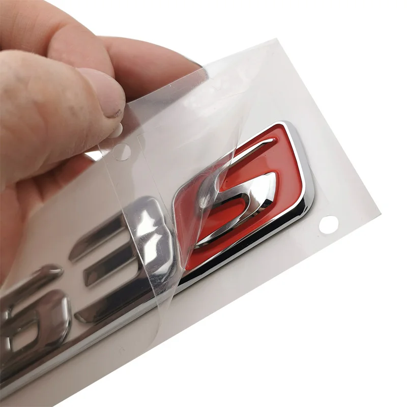 OTOKIT Chrome ABS C63s C43s Plastic Car Trunk Rear Letters Badge Emblem Emblems Decal Sticker for Mercedes Benz C Class C63S C43 |