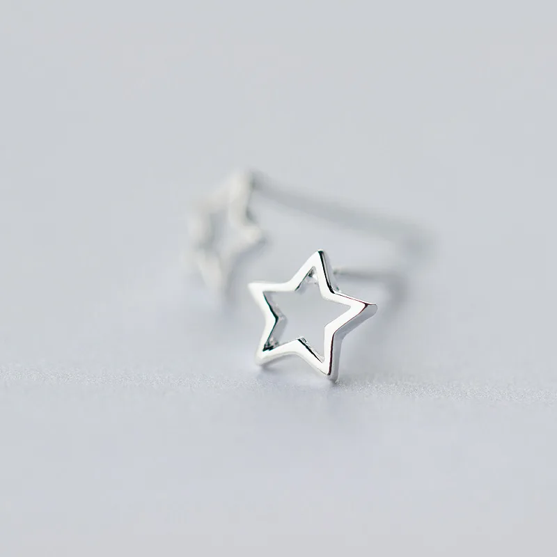 100% 925 Solid Real Sterling Silver Hollow Star Stud Earring for Women Girls Wedding Jewelry Pendientes Brincos
100% 925 Solid Real Sterling Silver Hollow Star Stud Earring for Women Girls Wedding Jewelry Pendientes Brincos