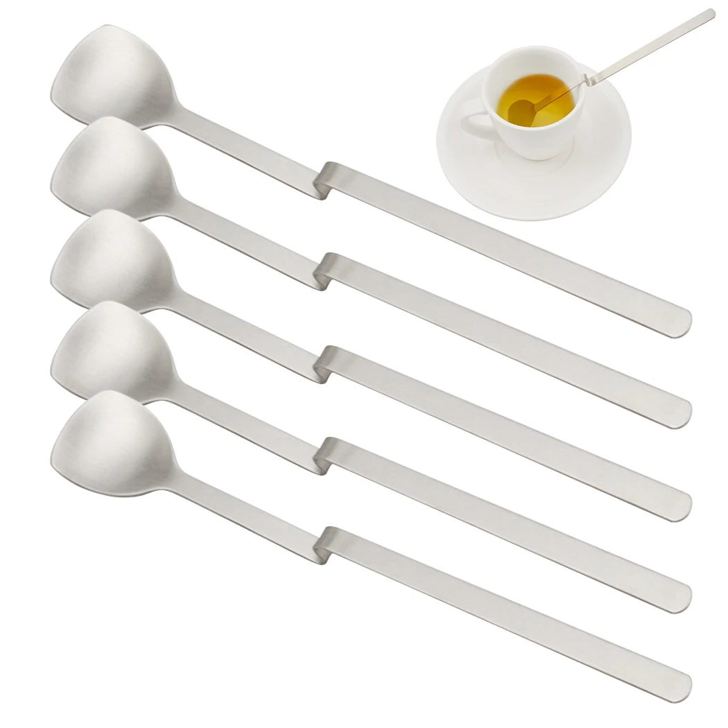 5PCS Creative Long Handle Mixing Spoon Stainless Steel Dessert Mixing Ice Cream Tea Coffee Spoon Stirring Spoon Tableware Party
5PCS Creative Long Handle Mixing Spoon Stainless Steel Dessert Mixing Ice Cream Tea Coffee Spoon Stirring Spoon Tableware Party