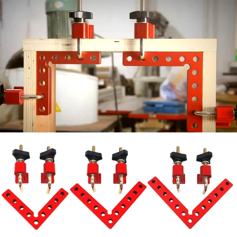 1 Set 90 Degree Positioning Squares Right Angle Ruler L-Type Corner Clamp L Shaped Carpenter Panel Fixing Clamp Woodworking Tool
1 Set 90 Degree Positioning Squares Right Angle Ruler L-Type Corner Clamp L Shaped Carpenter Panel Fixing Clamp Woodworking Tool