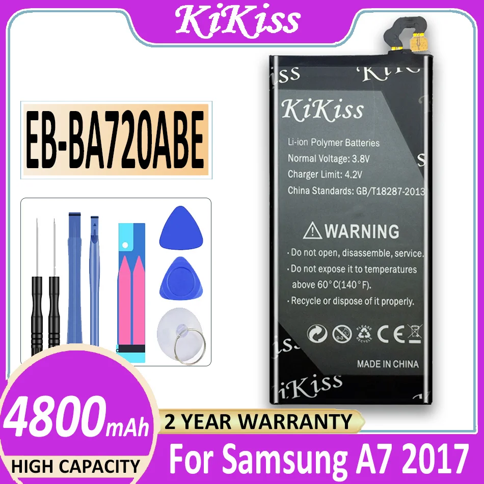 Free Tool 4800mAh Phone Battery For Samsung Galaxy A7 2017 Version A720 A720S A720F/Galaxy J7 Pro J730F EB-BA720ABE +Track NO.
Free Tool 4800mAh Phone Battery For Samsung Galaxy A7 2017 Version A720 A720S A720F/Galaxy J7 Pro J730F EB-BA720ABE +Track NO.