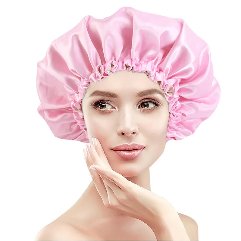 Satin Bonnet Sleep Bonnet Cap - Extra Large Double Layer Reversible Adjustable Satin Cap for Sleeping Hair Bonnet Wholesale
Satin Bonnet Sleep Bonnet Cap - Extra Large Double Layer Reversible Adjustable Satin Cap for Sleeping Hair Bonnet Wholesale