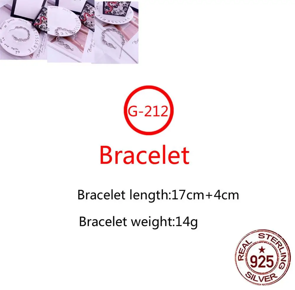 G212 S925 Sterling Silver Bracelet New Brand Trend Couple Pattern Letter Personality Fashion Style Simple Style Gift Hot Sale
G212 S925 Sterling Silver Bracelet New Brand Trend Couple Pattern Letter Personality Fashion Style Simple Style Gift Hot Sale