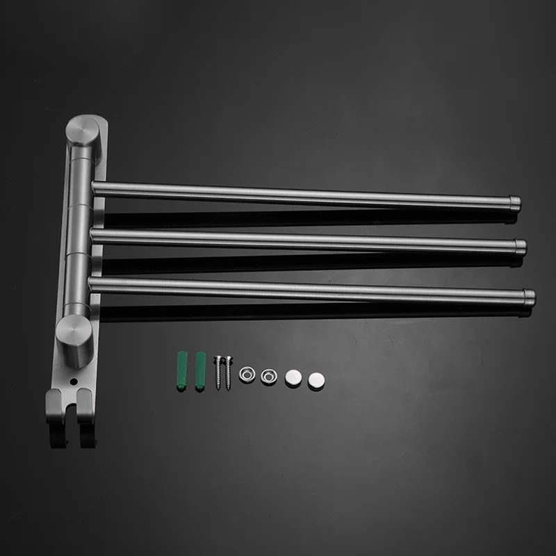ROVATE 304 Stainless Steel Swivel 2/3/4 Arms Towel Bar Wall Mounted, Bathroom Towel Rack Hanger Towel Rack with Hooks
ROVATE 304 Stainless Steel Swivel 2/3/4 Arms Towel Bar Wall Mounted, Bathroom Towel Rack Hanger Towel Rack with Hooks