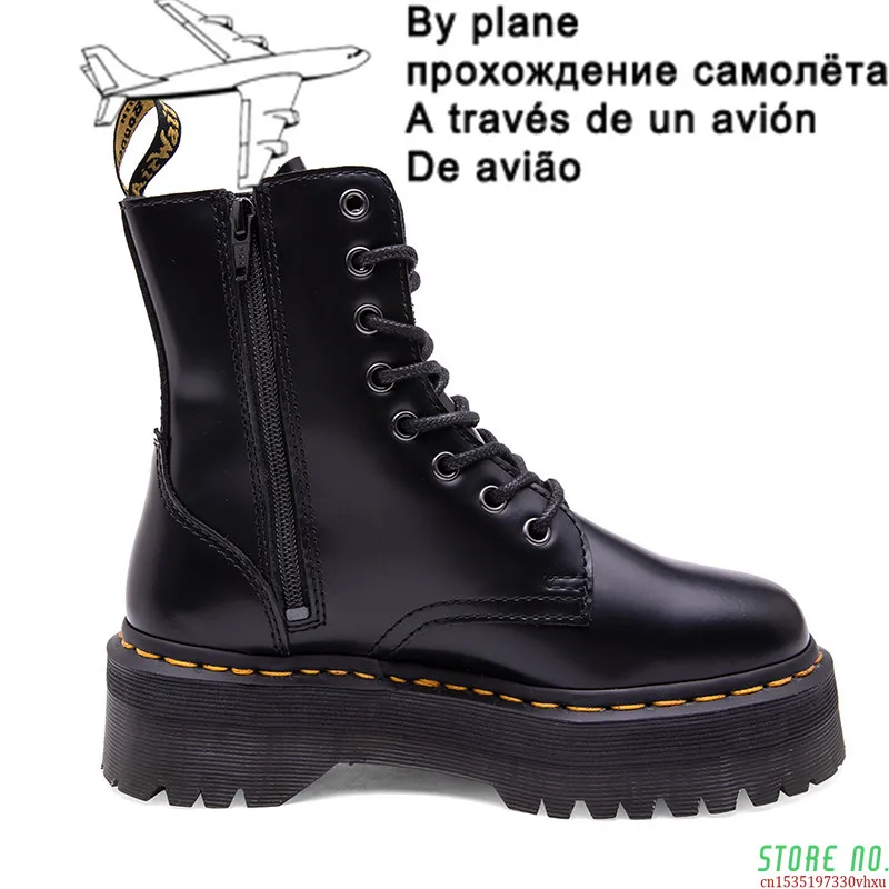 Женские мотоциклетные ботинки с круглым носком, на шнуровке 
Женские мотоциклетные ботинки с круглым носком, на шнуровке