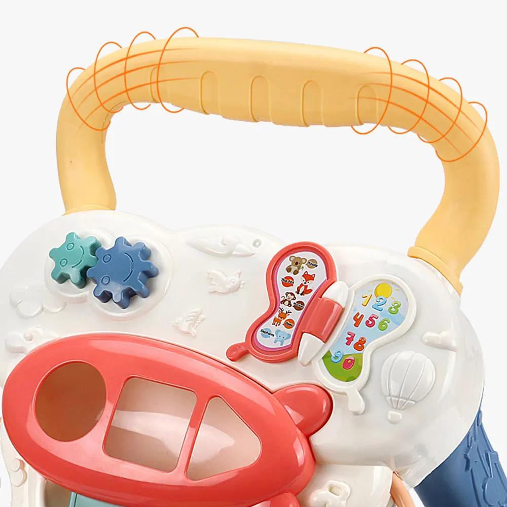 Baby Walker Toys Trolley Multifuctional Toddler Trolley Sit-to-Stand ABS Musical Walker with Adjustable Screw for Kid Toddler
Baby Walker Toys Trolley Multifuctional Toddler Trolley Sit-to-Stand ABS Musical Walker with Adjustable Screw for Kid Toddler