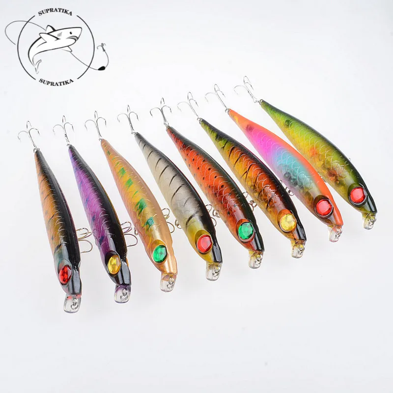 8Pcs/Lot Minnow Sea Fishing Baits 17cm/39g 3D Eyes Wobblers Crankbaits Artificial Hard Lures 2# Hook Tackle
8Pcs/Lot Minnow Sea Fishing Baits 17cm/39g 3D Eyes Wobblers Crankbaits Artificial Hard Lures 2# Hook Tackle