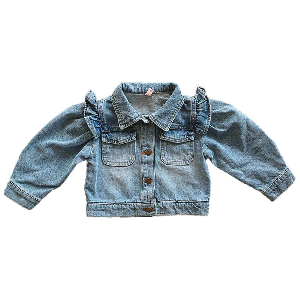 2021 New Kids Denim Jacket Baby Girls Jeans Coat Fashion Spring Autumn Long Sleeve Ruffle Outerwear Coats Children Clothes 
2021 New Kids Denim Jacket Baby Girls Jeans Coat Fashion Spring Autumn Long Sleeve Ruffle Outerwear Coats Children Clothes