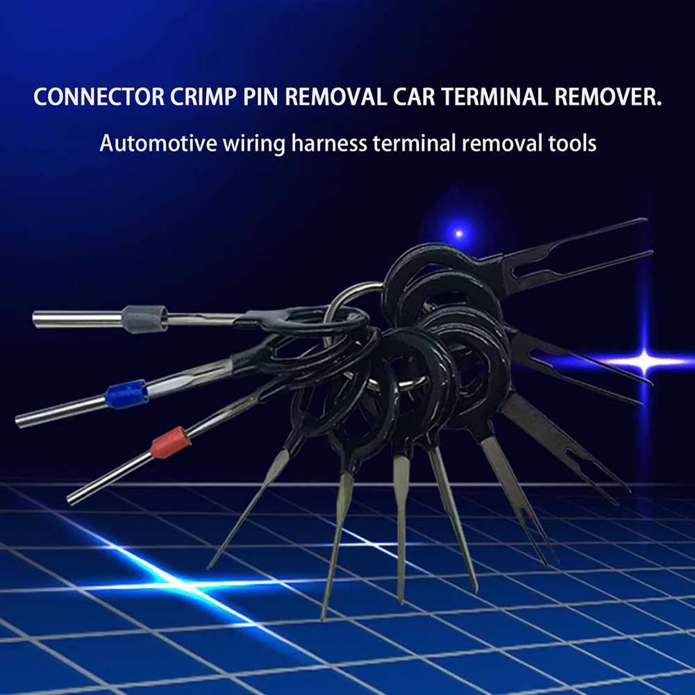 11pcs/set Wiring Accessories Connect Durable Aluminum Alloy Professional Portable Release Pull Car Terminal Removal Tool
11pcs/set Wiring Accessories Connect Durable Aluminum Alloy Professional Portable Release Pull Car Terminal Removal Tool