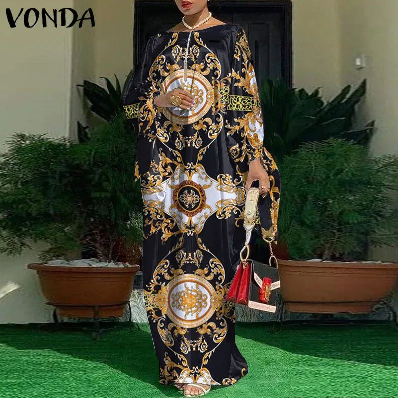 Long Maxi Dress 2021 VONDA Vintage Printed Long Sleeve Party Dresses Femme Casual Loose Bohemian Vestidos Party Robe Femme
Long Maxi Dress 2021 VONDA Vintage Printed Long Sleeve Party Dresses Femme Casual Loose Bohemian Vestidos Party Robe Femme