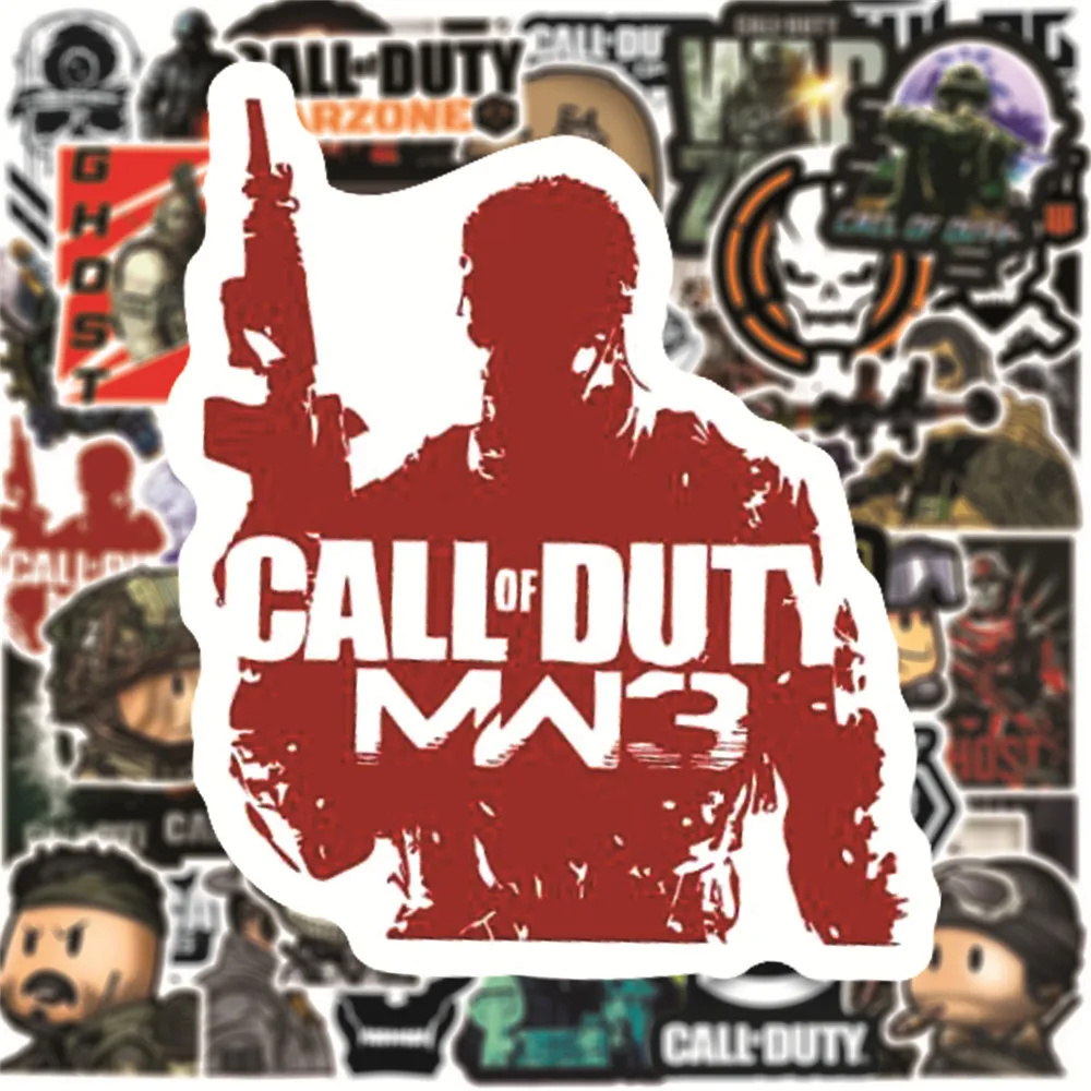 50 PCS Call Of Duty Game Sticker for Car Styling Bike Motorcycle Phone Laptop Travel Luggage Cool Funny JDM Decal
50 PCS Call Of Duty Game Sticker for Car Styling Bike Motorcycle Phone Laptop Travel Luggage Cool Funny JDM Decal