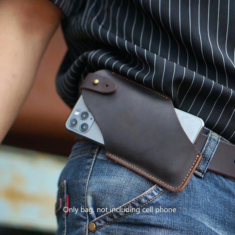 Crazy Horse Leather Mobile Phone Waist Bag Outdoor Sports Cellphone Holster Case R66E
Crazy Horse Leather Mobile Phone Waist Bag Outdoor Sports Cellphone Holster Case R66E