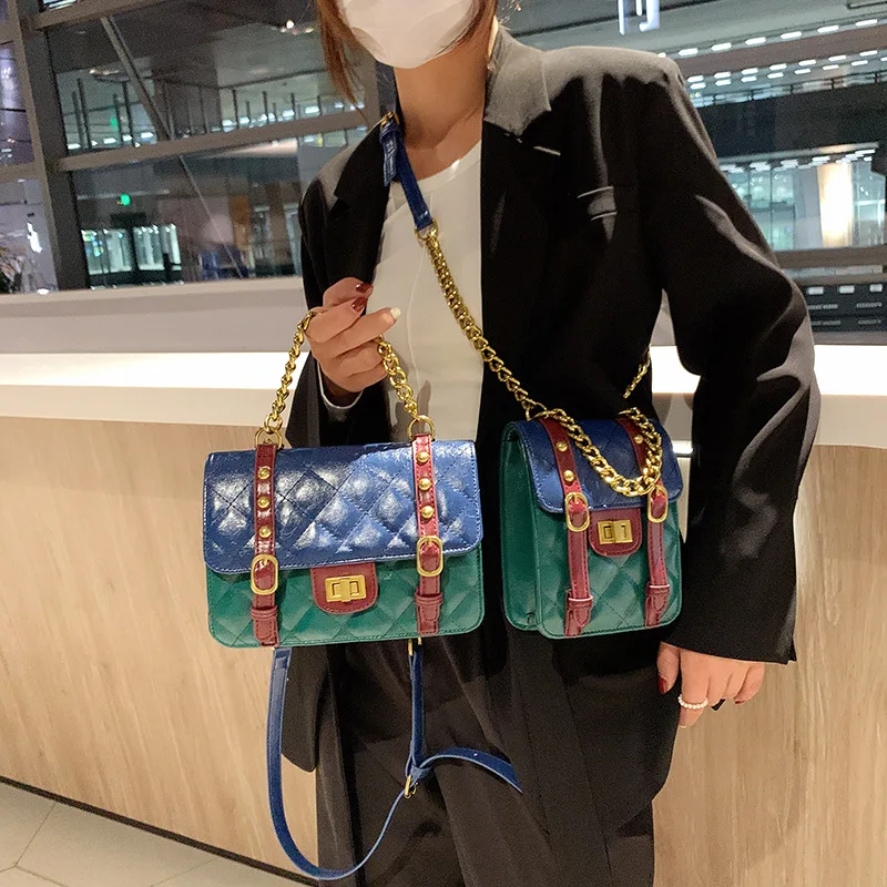 Purses and Handbags for Women 2021 New Lozenge Chain Retro Small Square Bag Woman Luxury Fashionable Leather Shoulder Bag Woman
Purses and Handbags for Women 2021 New Lozenge Chain Retro Small Square Bag Woman Luxury Fashionable Leather Shoulder Bag Woman