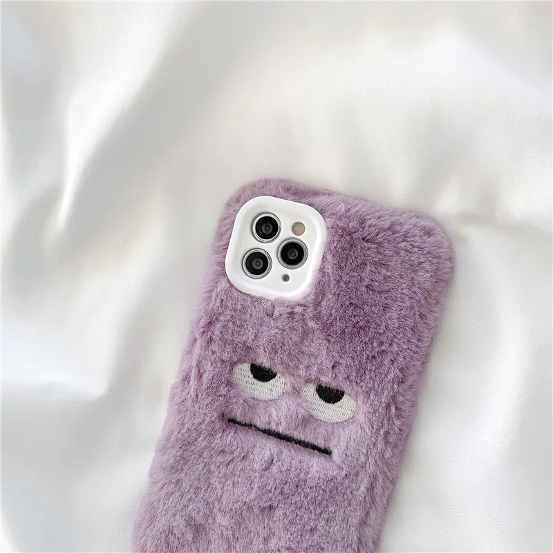 Purple Plush expression for Apple 11promax mobile phone case iPhone XS / XR lamb hair 7 / 8plus female
Purple Plush expression for Apple 11promax mobile phone case iPhone XS / XR lamb hair 7 / 8plus female