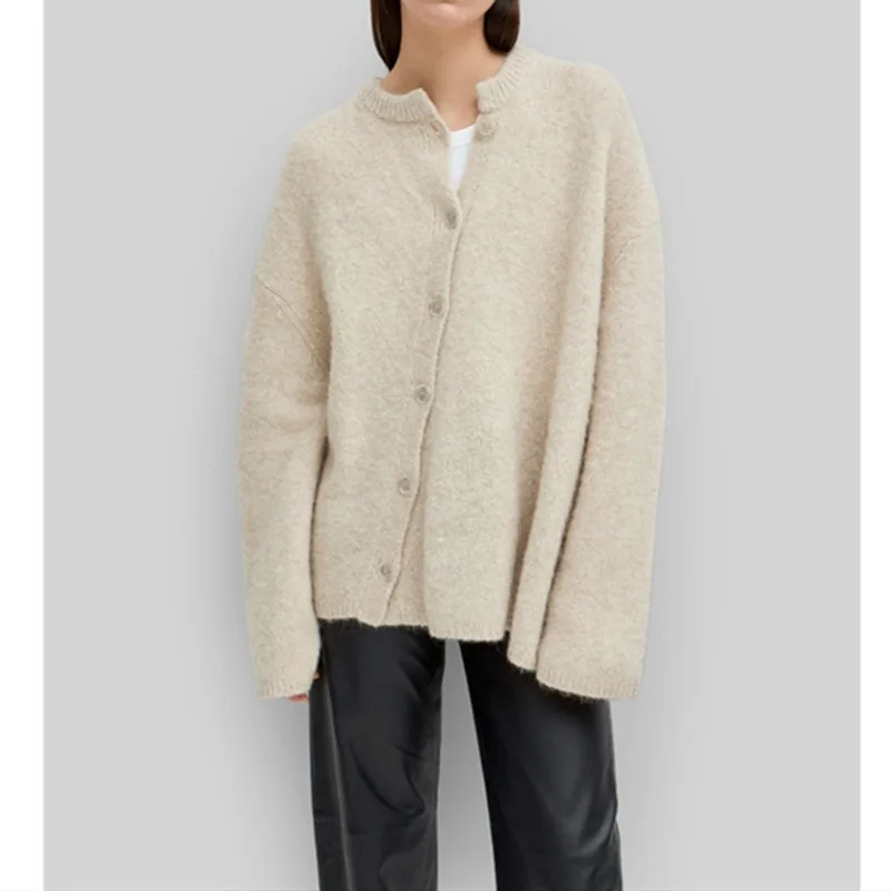 Women Asymmetry Knitted Sweater Cardigan Solid Color Ladies Long Sleeve Knitwear Jacket Autumn Winter
Women Asymmetry Knitted Sweater Cardigan Solid Color Ladies Long Sleeve Knitwear Jacket Autumn Winter