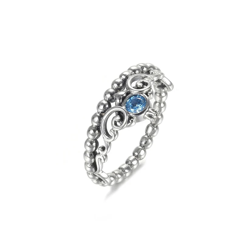 Fashion Accessories 925 Sterling Silver Cinderella Blue Tiara Ring DIY Jewelry Making For Original Pandora
Fashion Accessories 925 Sterling Silver Cinderella Blue Tiara Ring DIY Jewelry Making For Original Pandora
