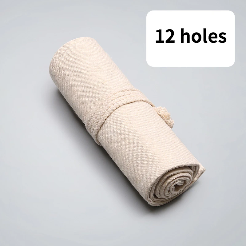 Original Color Curtain 12/24/36/48/72 Holes Canvas Color Pencil Storage Creativity Pencil Case Simplicity Canvas Pen Bag Makeup
Original Color Curtain 12/24/36/48/72 Holes Canvas Color Pencil Storage Creativity Pencil Case Simplicity Canvas Pen Bag Makeup