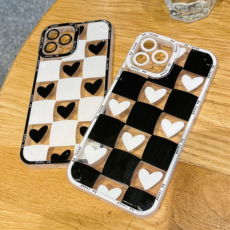 Phone Case For iPhone 11 12 13 Pro X XR XS Max 7 8 Plus Angel Eyes Cartoon Couples Black White Soft TPU Phone Cover
Phone Case For iPhone 11 12 13 Pro X XR XS Max 7 8 Plus Angel Eyes Cartoon Couples Black White Soft TPU Phone Cover