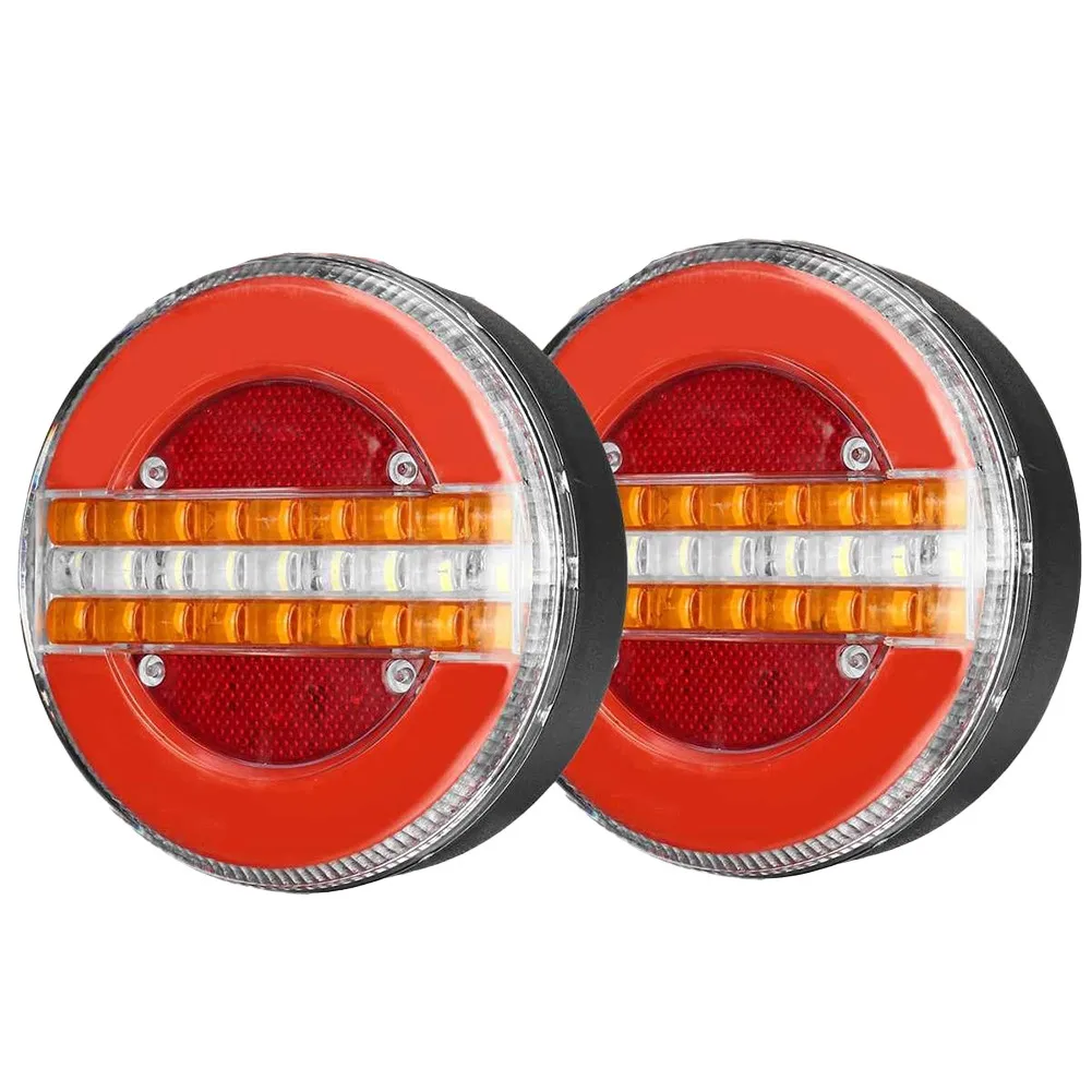 2pcs 4 Inch Truck Brake Lights Indicator Tail Lamps LED Trailer Tail Lights Marker Lamps Running Water Bread Lights Auto Parts
2pcs 4 Inch Truck Brake Lights Indicator Tail Lamps LED Trailer Tail Lights Marker Lamps Running Water Bread Lights Auto Parts