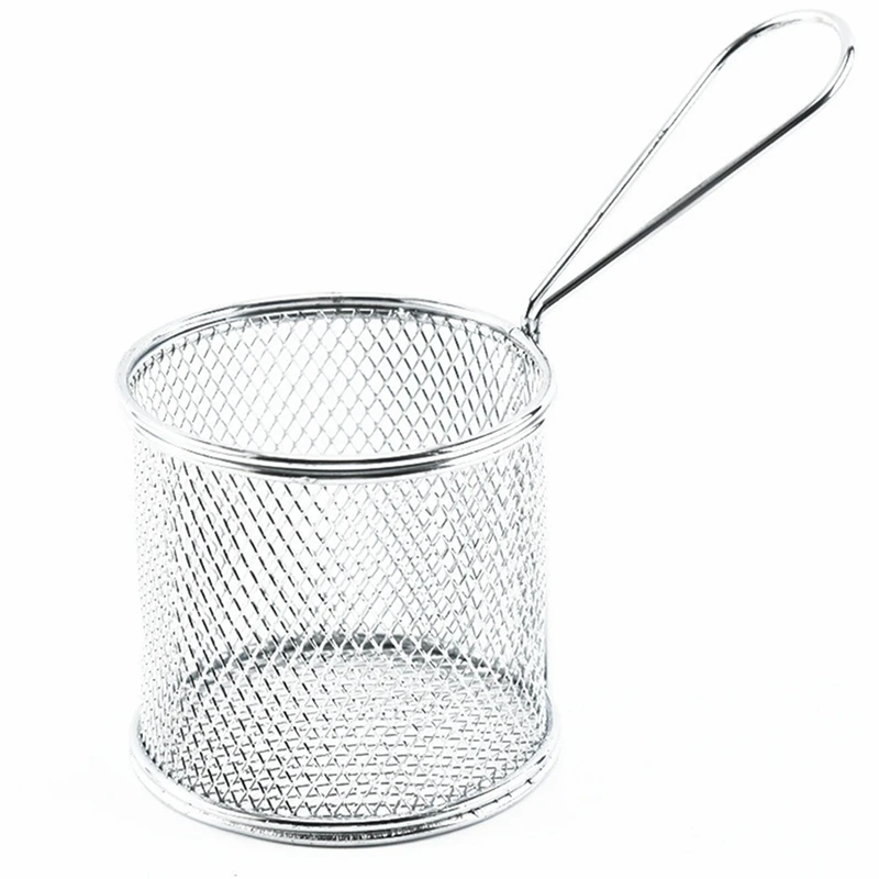 Deep Fryer Basket Round Frying Strainer Basket French Chip Fryer For Canteen Frying Filter Tool Food Colander Kitchen Supplies
Deep Fryer Basket Round Frying Strainer Basket French Chip Fryer For Canteen Frying Filter Tool Food Colander Kitchen Supplies