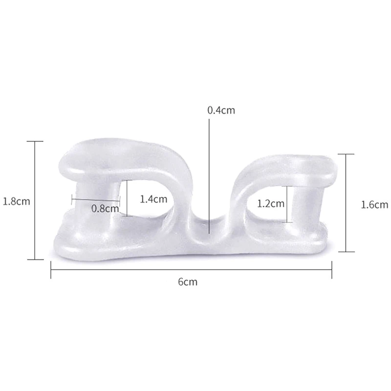 2pcs Toe Separators To Correct Your Toes And Relieve Pain, Bunion Corrector For Women & Men, Toe Spacers Silicone Toe Protectors
2pcs Toe Separators To Correct Your Toes And Relieve Pain, Bunion Corrector For Women & Men, Toe Spacers Silicone Toe Protectors