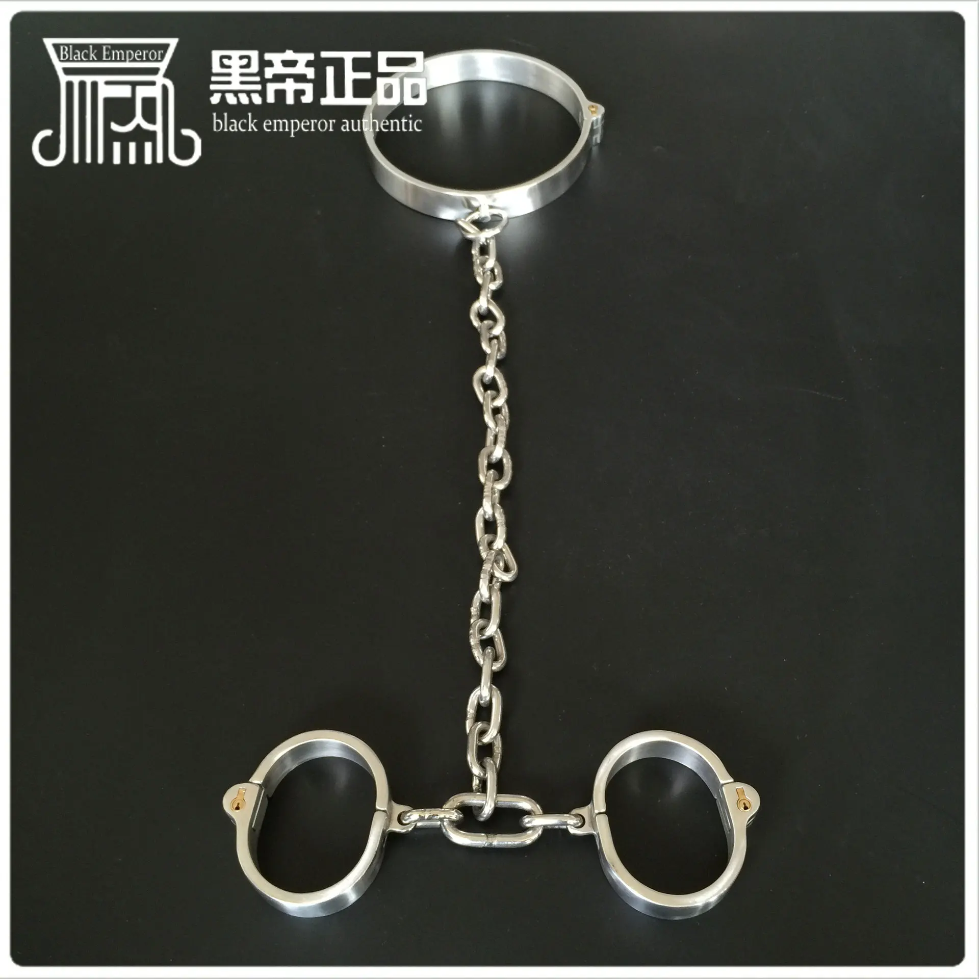 Heidi adult's special taste stainless steel male shackle bolt lock hand neck shackle adult goods taste
Heidi adult's special taste stainless steel male shackle bolt lock hand neck shackle adult goods taste
