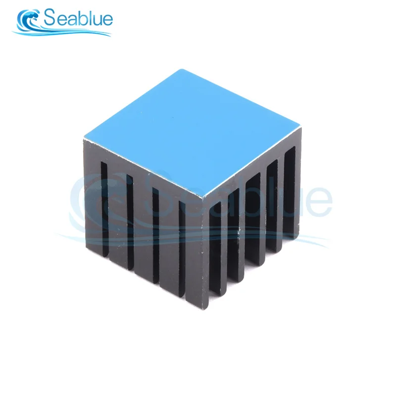 Теплоотвод с теплопроводящей двусторонней клейкой лентой, высокомощный теплоотвод для штамповки алюминия, 22*22*20 мм 
Теплоотвод с теплопроводящей двусторонней клейкой лентой, высокомощный теплоотвод для штамповки алюминия, 22*22*20 мм