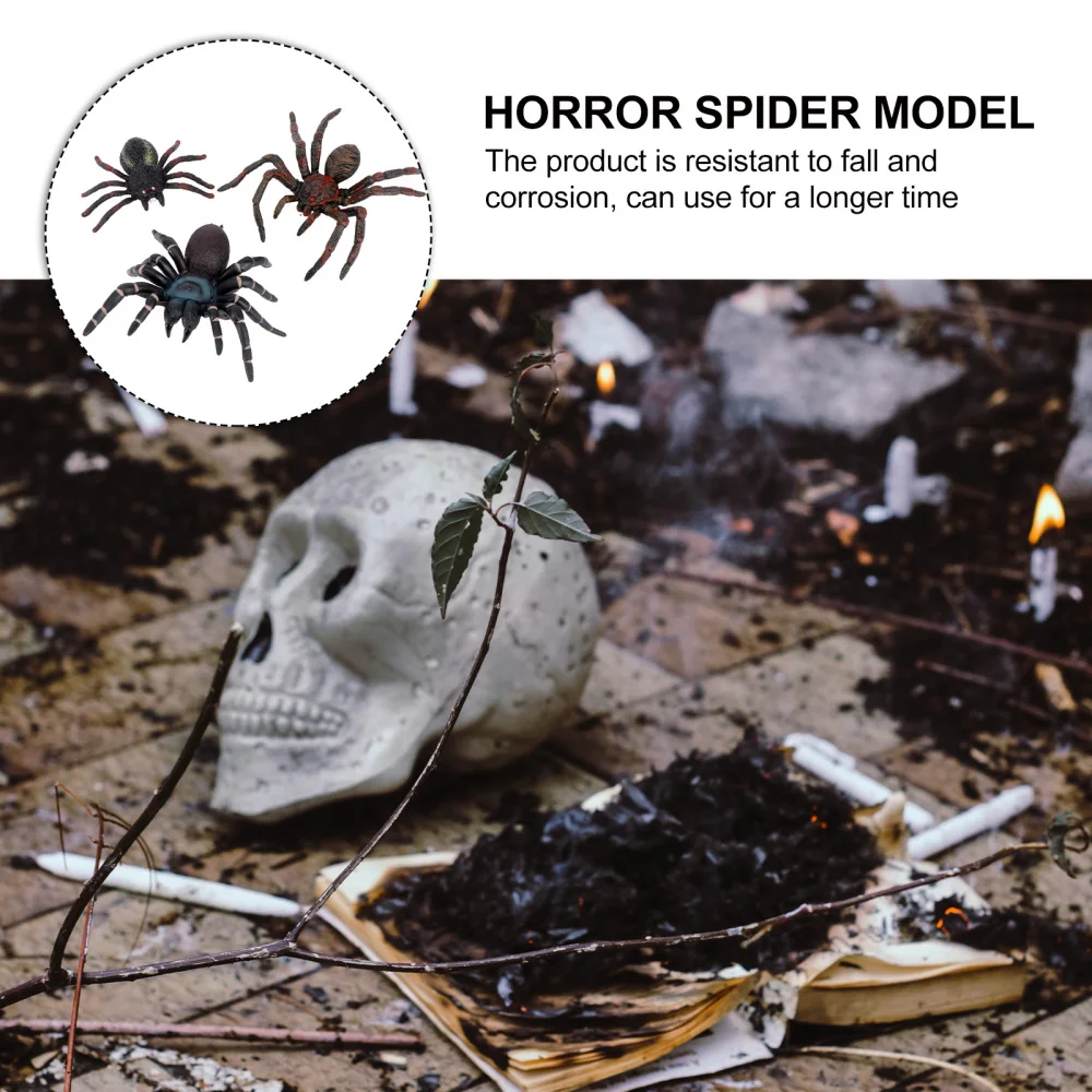 3pcs Fake Spider Halloween Decorations Table Ornaments Children Cognition Toys
3pcs Fake Spider Halloween Decorations Table Ornaments Children Cognition Toys