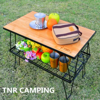Portable Outdoor Camping BBQ Folding Table, Outdoor Foldable Table With Iron Mesh Shelf, Double-layer Wild Shelf Picnic Table
Portable Outdoor Camping BBQ Folding Table, Outdoor Foldable Table With Iron Mesh Shelf, Double-layer Wild Shelf Picnic Table