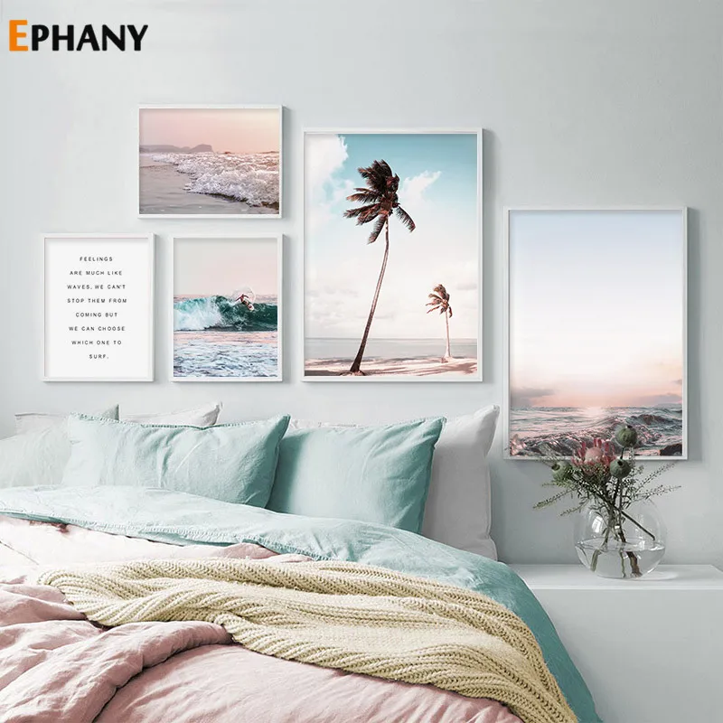 Surf Wall Art Landscape Canvas Poster Nordic Print Ocean Sea Beach Painting Scandinavian Picture Modern Living Room Decoration
Surf Wall Art Landscape Canvas Poster Nordic Print Ocean Sea Beach Painting Scandinavian Picture Modern Living Room Decoration