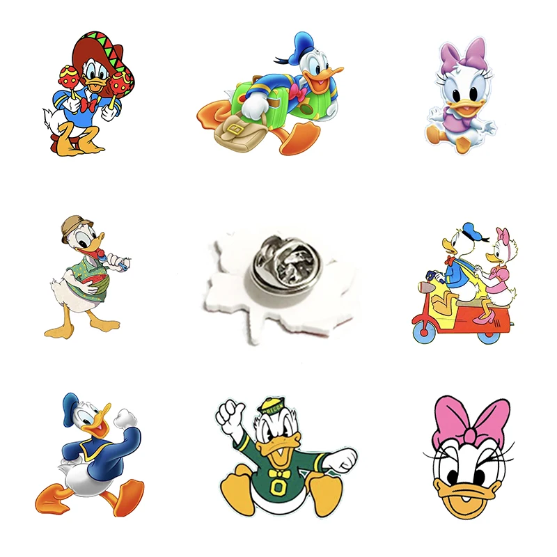 Disney Unique Personality Lapel Pin Donald Duck And Daisy Boys And Girls Creative Design Epoxy Resin Acrylic Accessories Gifts
Disney Unique Personality Lapel Pin Donald Duck And Daisy Boys And Girls Creative Design Epoxy Resin Acrylic Accessories Gifts