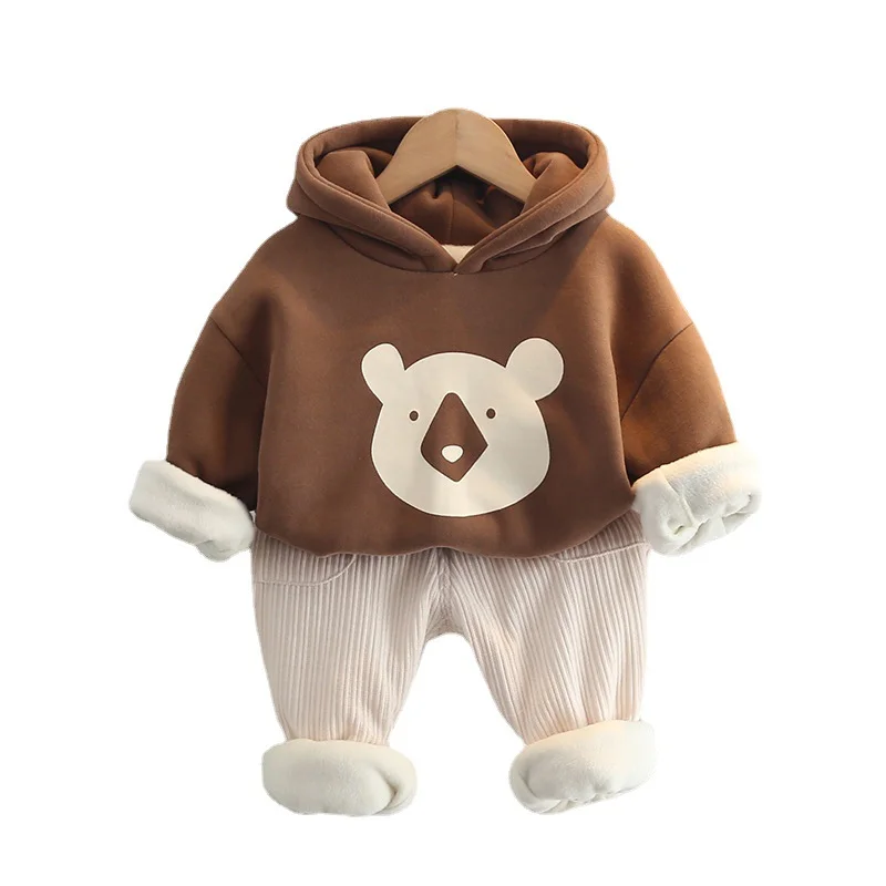 New Winter Baby Girls Clothes Suit Children Boys Cartoon Thicken Hoodies Pants 2Pcs/Sets Toddler Fashion Costume Kids Tracksuits
New Winter Baby Girls Clothes Suit Children Boys Cartoon Thicken Hoodies Pants 2Pcs/Sets Toddler Fashion Costume Kids Tracksuits