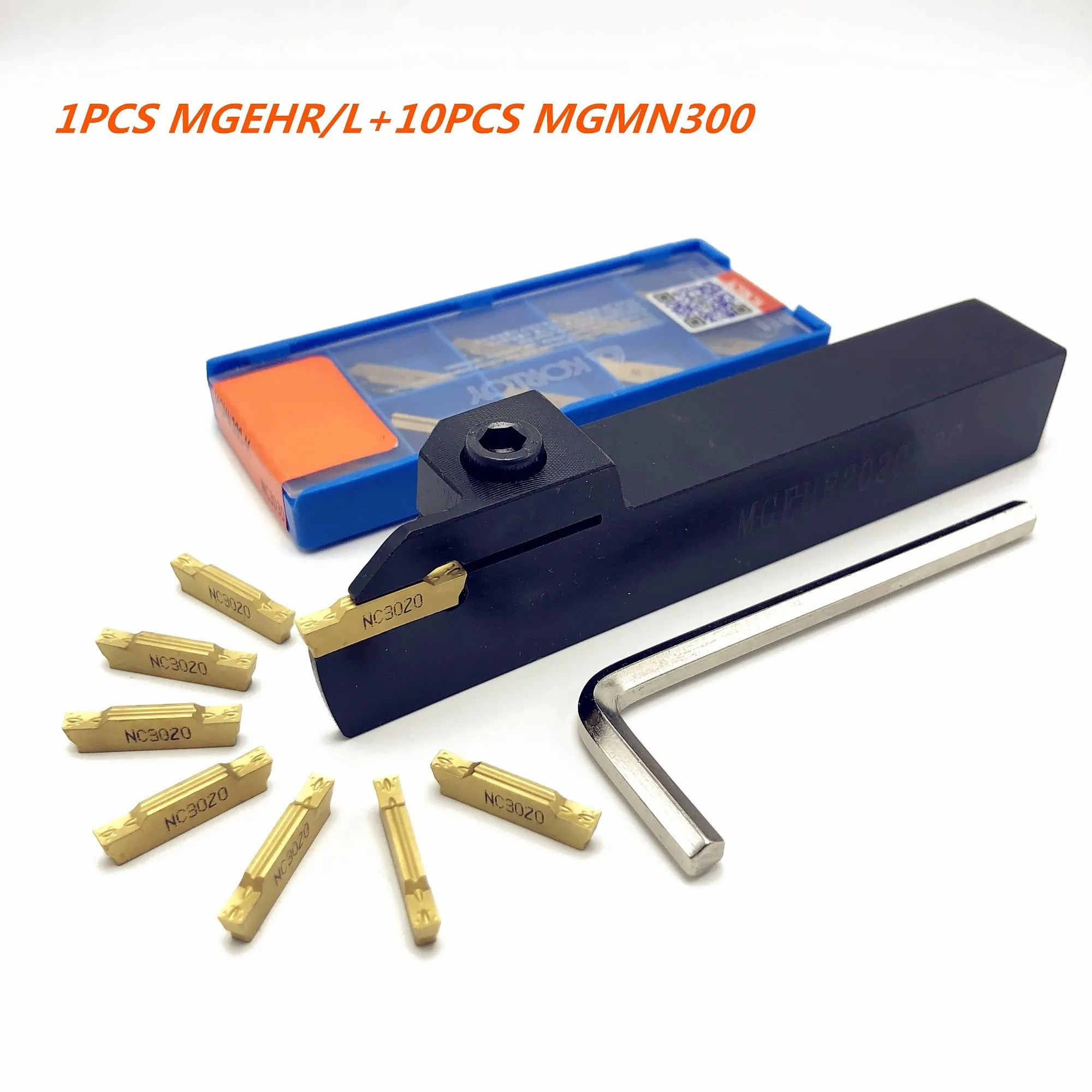 MGEHR2020 3 MGEHR1010 MGEHR1212 MGEHR1616 MGEHR2525 токарный инструмент держатель + шлицевая 10 шт. MGMN300