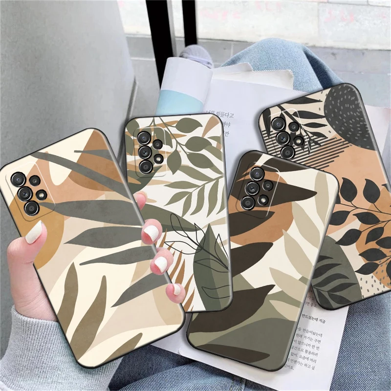 Vintage Leaves Flower Phone Case For Samsung Galaxy A11 A21S A31 A41 A42 A51 A52 A71 A72 4G 5G TPU Carcasa Fashion Black Cover
Vintage Leaves Flower Phone Case For Samsung Galaxy A11 A21S A31 A41 A42 A51 A52 A71 A72 4G 5G TPU Carcasa Fashion Black Cover