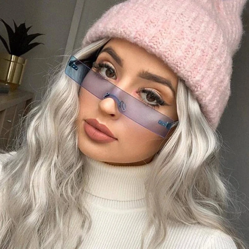 HKNA Small Rimless Sunglasses Women Vintage Square Punk Glasses Women Luxury Brand Designer Eyewear Women/Men Gafas De Sol Mujer
HKNA Small Rimless Sunglasses Women Vintage Square Punk Glasses Women Luxury Brand Designer Eyewear Women/Men Gafas De Sol Mujer