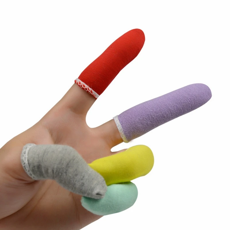 NEW Cotton Fabric Finger Sleeve Thicken Wear Resistant 60MM Non Disposable Breathable Elastic Antistatic Finger Sleeve Random
NEW Cotton Fabric Finger Sleeve Thicken Wear Resistant 60MM Non Disposable Breathable Elastic Antistatic Finger Sleeve Random