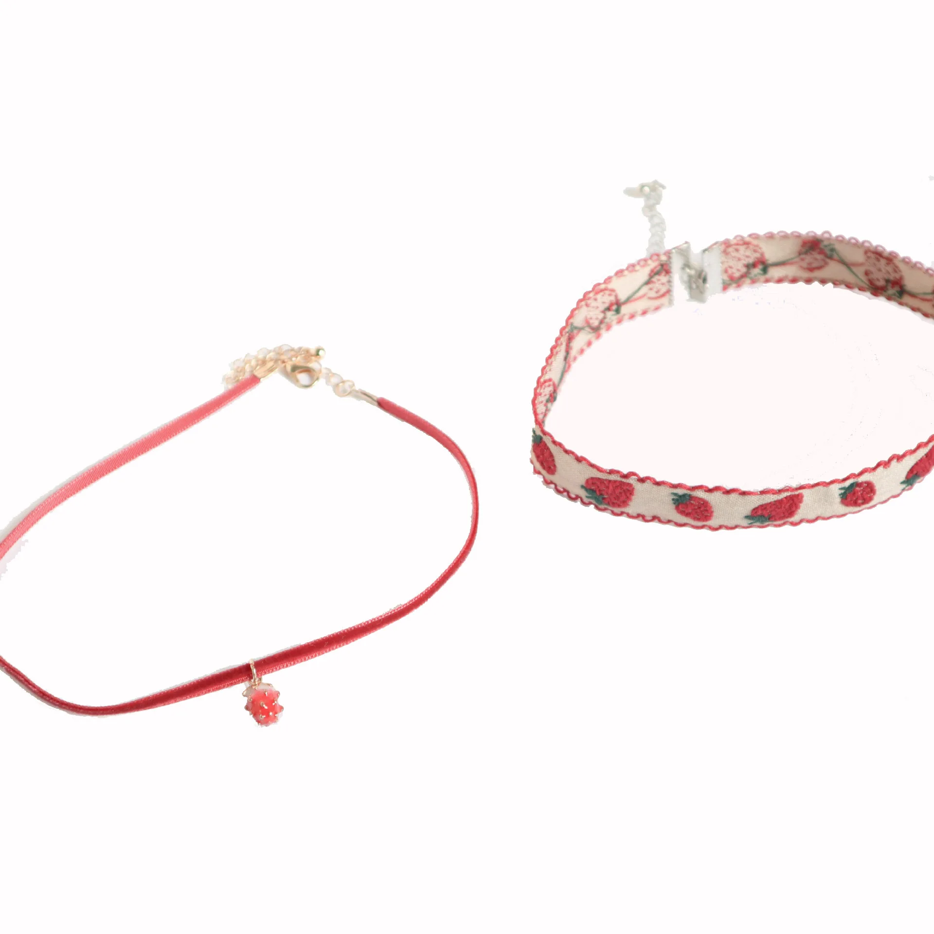 Cute Strawberry Series Choker Necklace For Women Girls Party Club Webbing Choker Necklace Fashion Jewelry
Cute Strawberry Series Choker Necklace For Women Girls Party Club Webbing Choker Necklace Fashion Jewelry