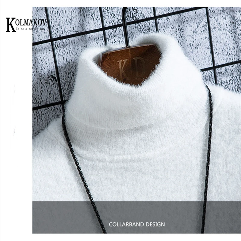 KOLMAKOV Winter New Arrival Korean Men Casual Imitated Mink Wool Gradient Color Turtleneck Pullover Sweaters 4 Color M-3XL
KOLMAKOV Winter New Arrival Korean Men Casual Imitated Mink Wool Gradient Color Turtleneck Pullover Sweaters 4 Color M-3XL