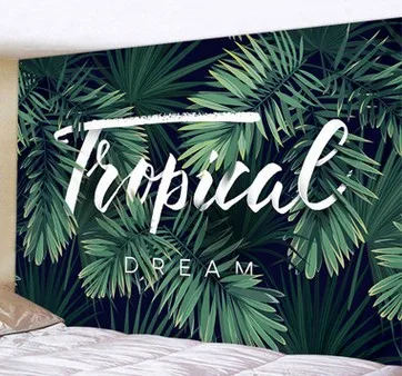 230cm Hanging cloth Tapestry Green Leaves Pattern Print Home Decor Ins Cozy Home Decor
230cm Hanging cloth Tapestry Green Leaves Pattern Print Home Decor Ins Cozy Home Decor