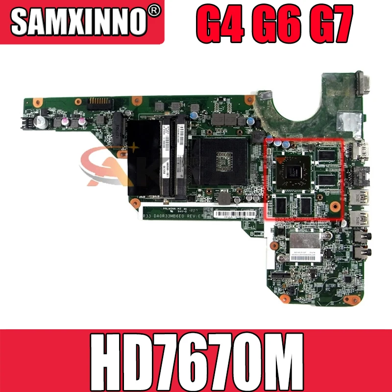 

motherboard 680570-501 680570-001 for HP Pavilion G4 G4-2000 G6 G6-2000 G7 G7-2000 R33 DA0R33MB6F1 HM76 HD7670M 100% working