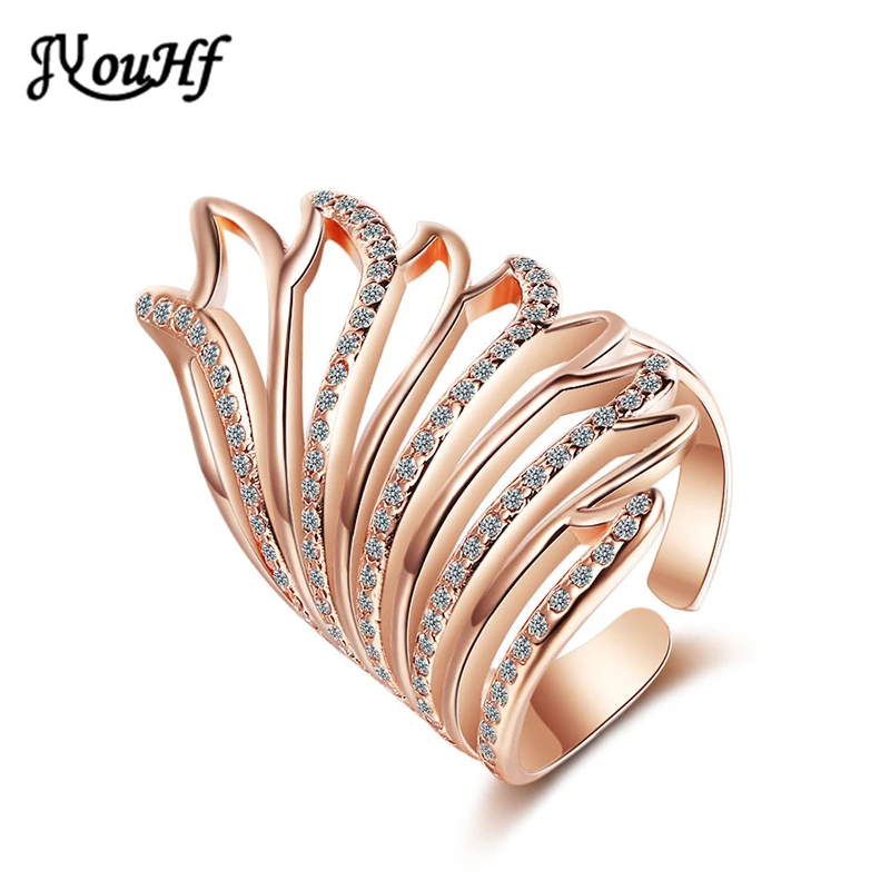 JYouHF New Fashion Rose Gold Silver Color Open Rings for Women Cute Angel Wings Micro Paved Cubic Zirconia Ring Wedding Jewelry
JYouHF New Fashion Rose Gold Silver Color Open Rings for Women Cute Angel Wings Micro Paved Cubic Zirconia Ring Wedding Jewelry