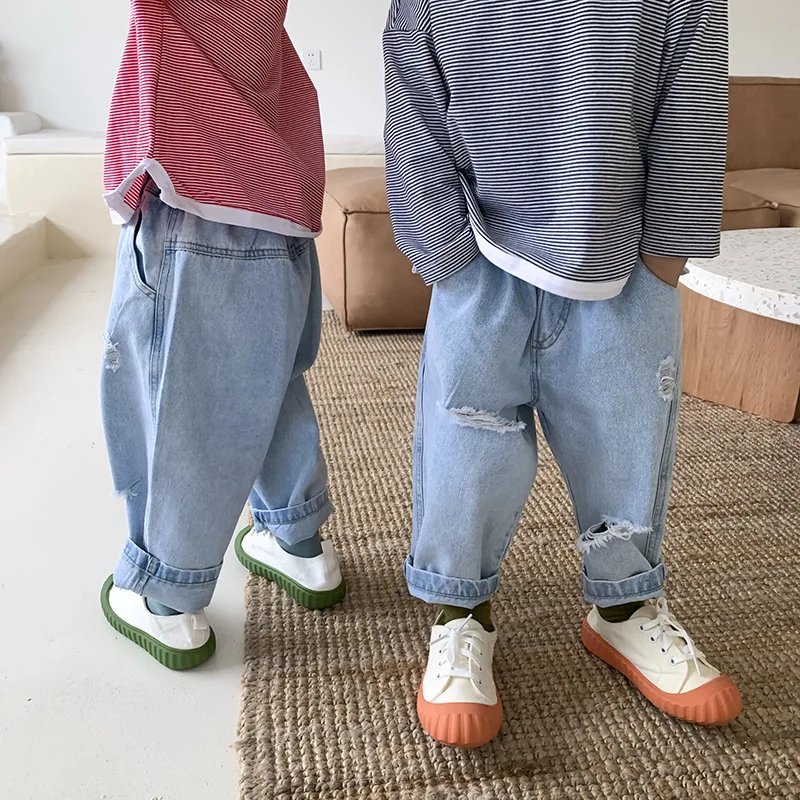 Baby Jeans Spring Autumn Hole Jeans for Girls Kids Pants Jeans Casual Loose Trousers Toddler Baby Denim Pants 2 3 4 5 6 Years
Baby Jeans Spring Autumn Hole Jeans for Girls Kids Pants Jeans Casual Loose Trousers Toddler Baby Denim Pants 2 3 4 5 6 Years