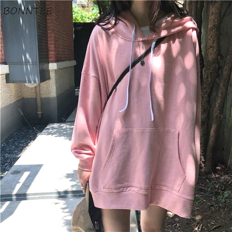 Hoodies Women Hooded Loose Spring Autumn Solid Oversize Fashion Students Chic Ulzzang All-match Streetwear Loose Retro Teens New
Hoodies Women Hooded Loose Spring Autumn Solid Oversize Fashion Students Chic Ulzzang All-match Streetwear Loose Retro Teens New