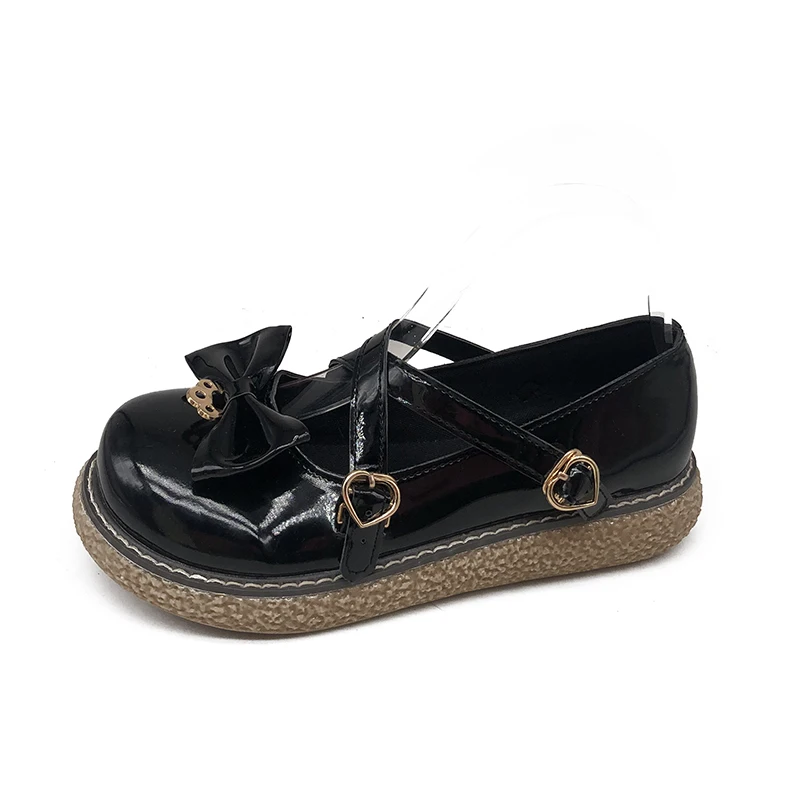 Mary Jane British retro single shoes Japanese college style leather shoes round toe bow all-match soft sister small leather shoe
Mary Jane British retro single shoes Japanese college style leather shoes round toe bow all-match soft sister small leather shoe