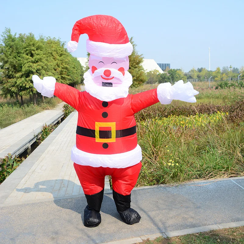 Adult Christmas Santa Claus Inflatable Costumes Woman Men Halloween Cosplay Cartoon Mascot Doll Party Role Play Dress Up Outfit
Adult Christmas Santa Claus Inflatable Costumes Woman Men Halloween Cosplay Cartoon Mascot Doll Party Role Play Dress Up Outfit