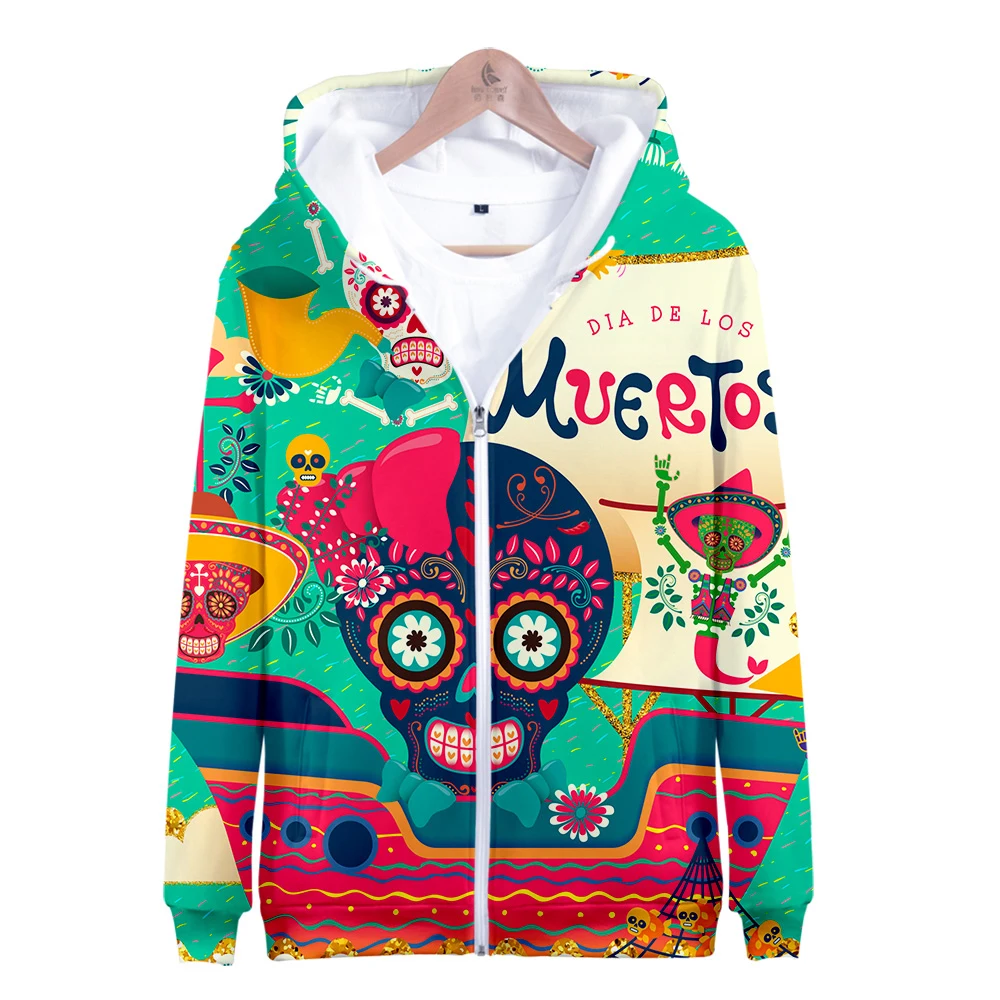 Classic Men/women Autumn Warm Zipper Sweatshirt Day of the dead 3D Hoodies Casual Harajuku Sweatshirt 3D Print Oversize Hoodies
Classic Men/women Autumn Warm Zipper Sweatshirt Day of the dead 3D Hoodies Casual Harajuku Sweatshirt 3D Print Oversize Hoodies