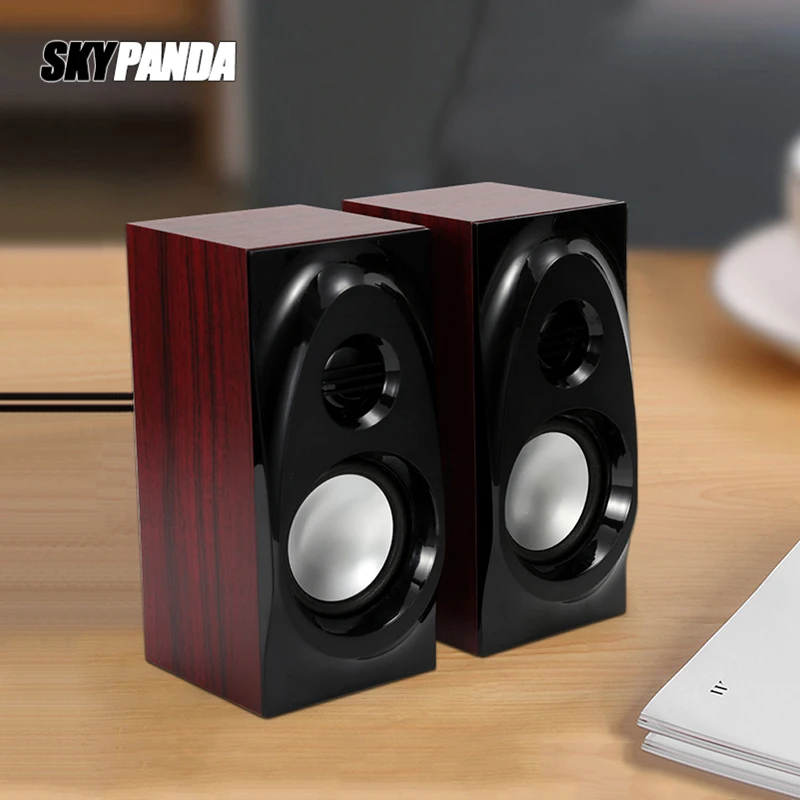 3.5mm AUX Input USB Power Computer Speakers Wooden Desktop Speakers for Laptop Desktop Phone Audio Loudspeake
3.5mm AUX Input USB Power Computer Speakers Wooden Desktop Speakers for Laptop Desktop Phone Audio Loudspeake
